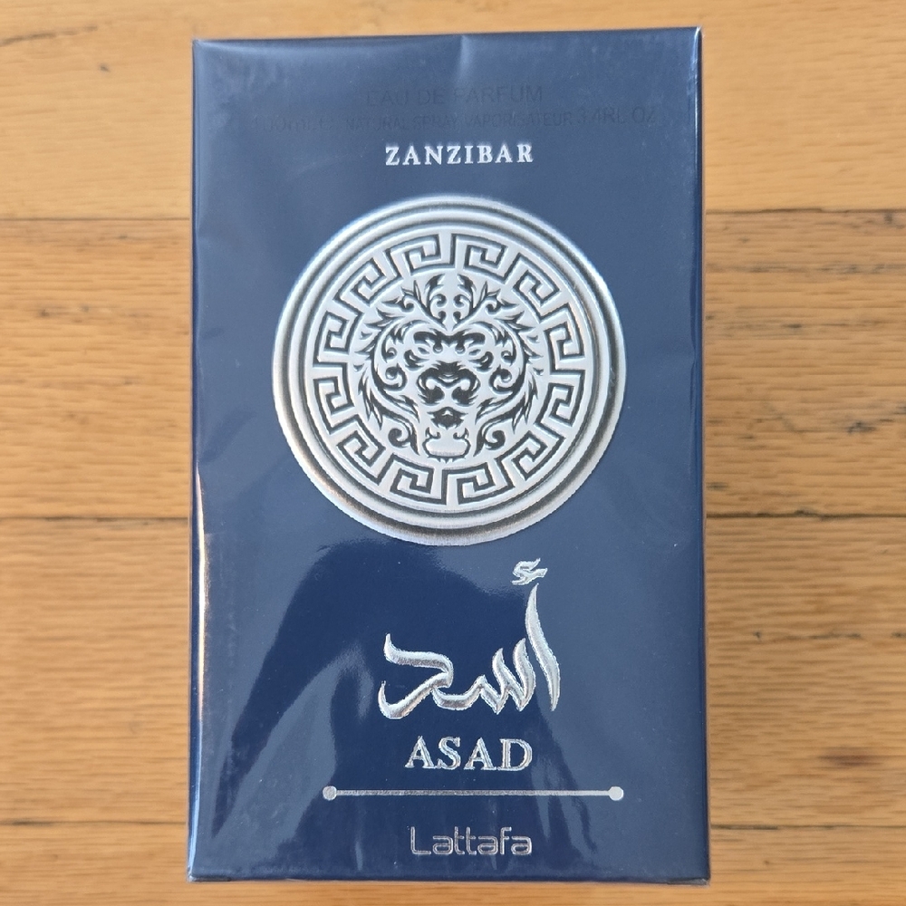 Lattafa Asad Zanzibar By Lattafe 3.4 oz EDP Spray Cologne For Men